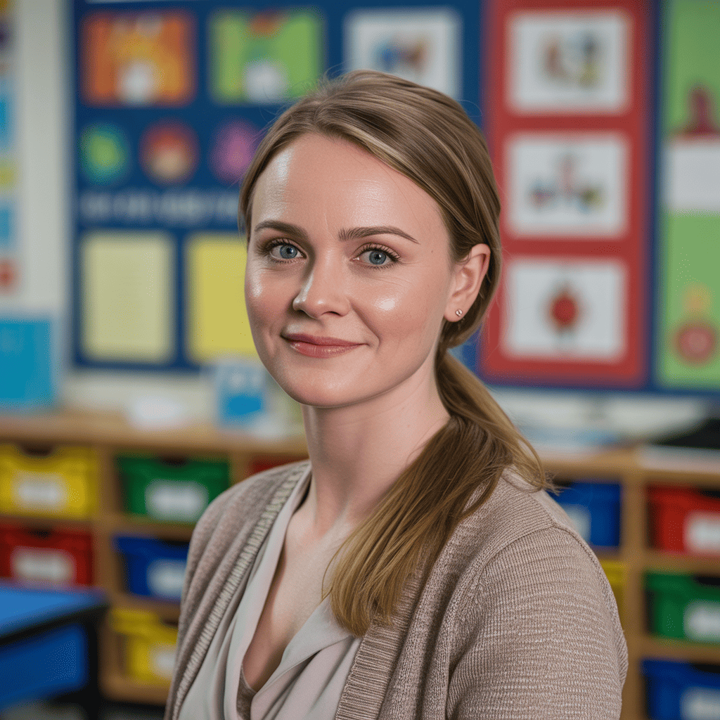 Photo of Claire Jennings, Year 6 Teacher, UK, sharing their LessonLab review